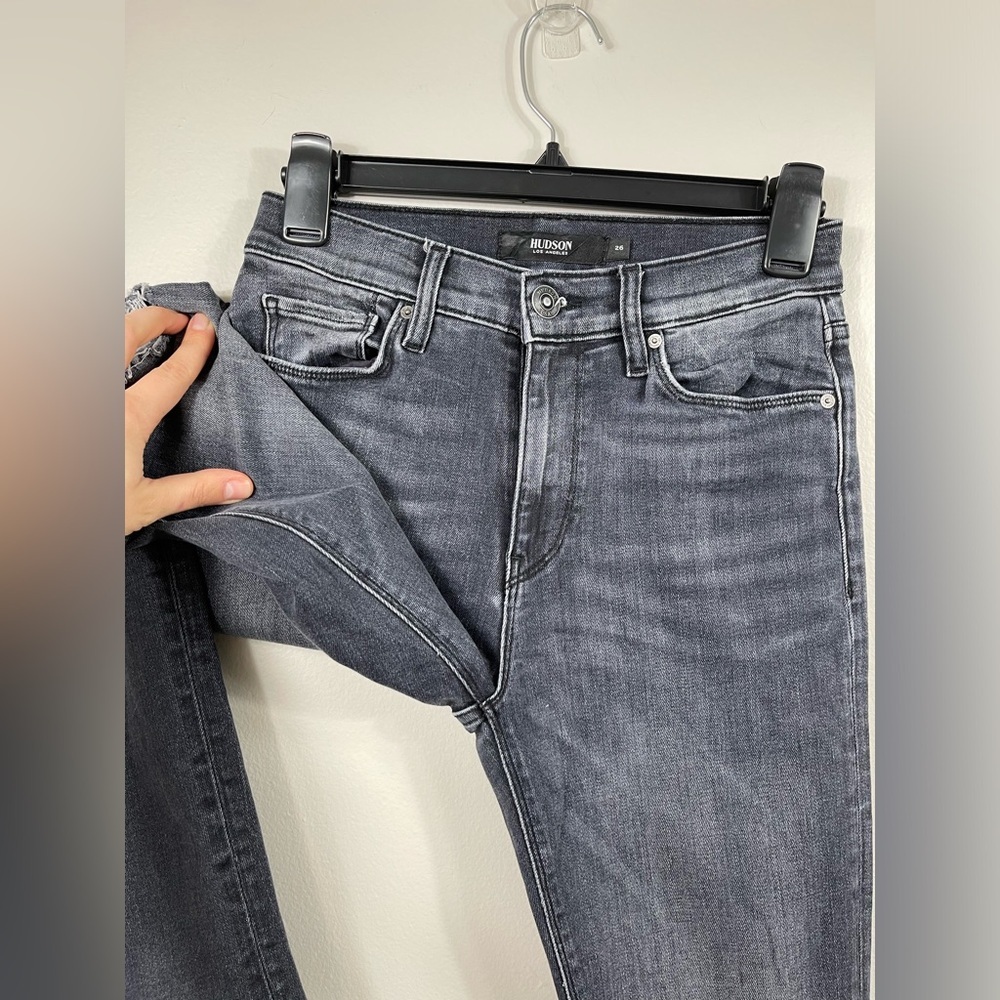 Hudson Barbara Super Skinny Denim Jeans Cotton Casual Size 26 - Picture 6 of 14